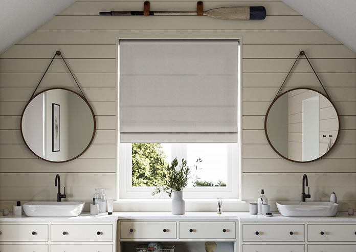 Norleigh, Silver - Twist&Fit Roman Blind - Image 3